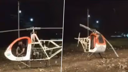 Man dies while test flying his own 'helicopter'; watch video