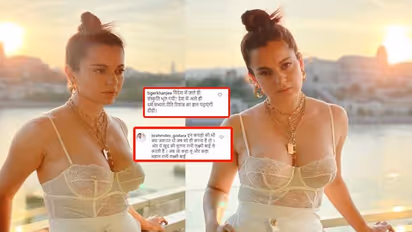 तुमने भी औकात दिखा दी, हम सोचते थे बॉलीवुड में एक हिंदू शेरनी है...कंगना रनोट के बोल्ड ड्रेस पर भड़के यूजर्स