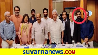 ಸರ್ಕಾರಿ ಸಭೆಯಲ್ಲಿ ನಿಮ್ಮ ಪುತ್ರನದ್ದೇನು ಪಾತ್ರ? ಸಿಎಂ ಬೊಮ್ಮಾಯಿಗೆ ಕೈ ಪ್ರಶ್ನೆ