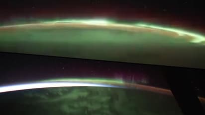 Astronaut shares timelapse video of aurora australis taken from space; watch video