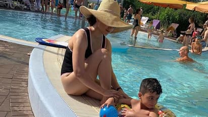 ಪೃಥ್ವಿ ಜೊತೆ ಪೂಲ್ ಡೇ..! ಕಂಗನಾ ಫೋಟೋಸ್ ವೈರಲ್