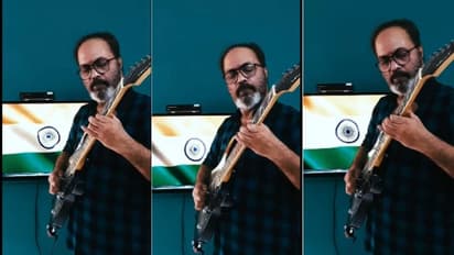 ഗിറ്റാറിൽ ദേശീയ​ഗാനം വായിച്ച് ഷമ്മി തിലകൻ; ഇങ്ങനൊരു കഴിവ് ഉണ്ടായിരുന്നോന്ന് സോഷ്യൽമീഡിയ