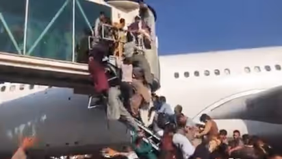 Afghan conflict: Heart wrenching viral video shows panic, desperation among people to leave country