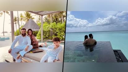 Saif Ali Khan along with Kareena Kapoor having 'picture-perfect' moment at Maldives on his birthday (Pictures)