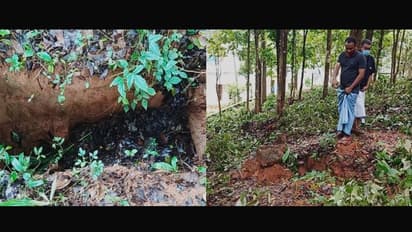 മുപ്പത് വർഷം പഴക്കമുള്ള ഖബർ മണ്ണ് നീക്കിയ നിലയിൽ