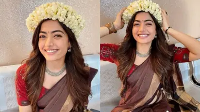 പുഷ്പ കിരീടം ചൂടി രശ്മിക മന്ദാന, ഫോട്ടോ ഏറ്റെടുത്ത് ആരാധകര്