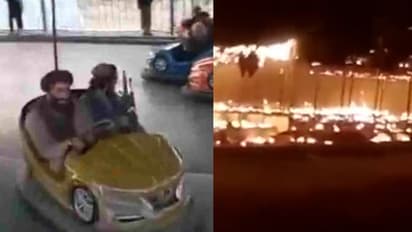 ആയുധമേന്തി റൈഡുകള് ആസ്വദിച്ചതിന് പിന്നാലെ അമ്യൂസ്മെന്റ് പാര്ക്ക് തീയിട്ട് നശിപ്പിച്ച് താലിബാന്