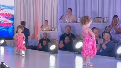 റാംപില്‍ തിളങ്ങി കുരുന്ന് മോഡല്‍; വൈറലായി വീഡിയോ