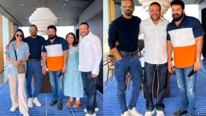 ദുബായ്യില് ഓണാമാഘോഷിച്ച് മോഹൻലാല്, സുനില് ഷെട്ടിക്കൊപ്പമുള്ള ഫോട്ടോകള്