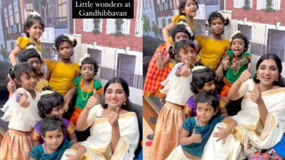 ഗാന്ധിഭവനിലെ കുട്ടികള്ക്കൊപ്പം ഓണം, റീല് പങ്കുവെച്ച് മഞ്ജരി