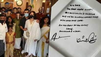 Onam in Yorkshire: Anushka Sharma, Virat Kohli enjoy Sadhya at Kerala restaurant (Pictures inside)