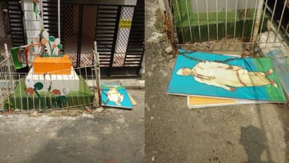 স্বাধীনতা দিবস পালনের পর রাস্তায় পড়ে নেতাজীর ছবি, কাঠগড়ায় শাসক দল, ধিক্কার শুভেন্দুর