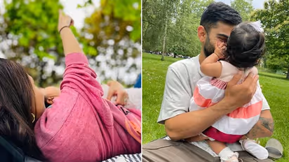 Virat Kohli mocks Shikhar Dhawan's batting stance, Anushka Sharma shares his daddy-time photo with Vamika