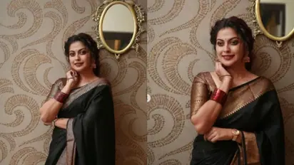 'ശരദിന്ദു മലർദീപ നാളം നീട്ടി', ഫോട്ടോഷൂട്ട് പങ്കുവെച്ച് അനുശ്രീ