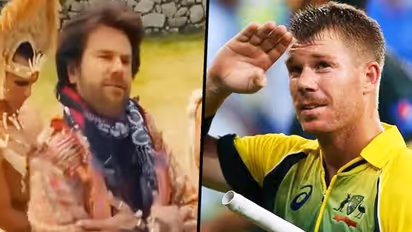 Australian cricketer David Warner uses face swap app and turns Rajinikanth as he grooves to Robot song; watch
