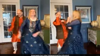 షారూక్ పాటకు.. అమెరికా దంపతుల అదిరిపోయే డ్యాన్స్..!