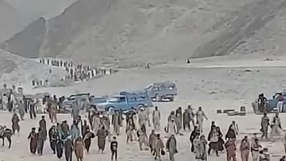 ತಾಲಿಬಾನಿಯರಿಂದ ರಕ್ಷಿಸಿಕೊಳ್ಳಲು ಮರುಭೂಮಿಯಲ್ಲಿ ಗರ್ಭಿಣಿ, ವೃದ್ಧರ ರೇಸ್!