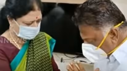 புயலாக வந்து ஓபிஎஸ்சுக்கு ஆறுதல் கூறிய சசிகலா... கையை பிடித்து உடைந்து கதறி அழுத பன்னீர் செல்வம்.