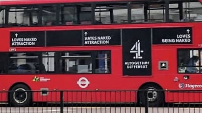 ഈ സീറ്റിലുള്ളയാള്‍ 'നഗ്നനായിരിക്കാൻ ഇഷ്ടപ്പെടുന്നു', വിവാദമായി ബസിലെ പരസ്യം, വ്യാപക വിമർശനം