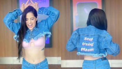 റിപ്പ്ഡ് ഡെനിം ജാക്കറ്റ് ധരിച്ച് ഉർഫി ജാവേദ്; ട്രോളി സോഷ്യല്‍ മീഡിയ