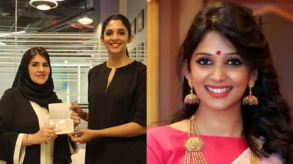 നടി നൈല ഉഷ യുഎഇ ഗോള്ഡന് വിസ സ്വീകരിച്ചു