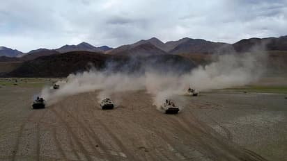 भारतीय सेना ने पूर्वी लद्दाख में दिखाया दमखम, दुश्मन देश के होश उडे़