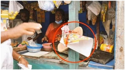 அத்திவரதர் படத்தை செருப்பில் செருகி கடையில் மாட்டிய தி.க.,காரர்... சவடால் பேச்சால் அடித்து நொறுக்கப்பட்ட கடை.!