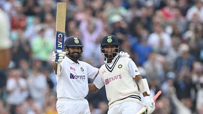India vs England: रोहित ने जड़ा इंग्लैंड में पहला शतक, पुजारा ने लगाई 31वीं फिफ्टी, इंडिया को 171 रनों की लीड