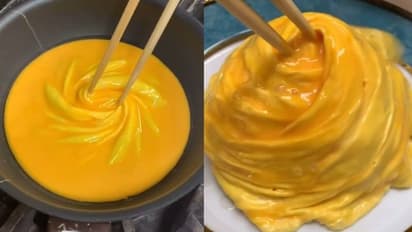 ഇത് 'സ്‌പെഷ്യല്‍ ഓംലെറ്റ്'; വൈറലായി വീഡിയോ...