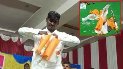 హరీశ్, కొప్పుల ఈశ్వర్ ముందే.. గడియారం పగులగొట్టి, గొడుగు చించేసి, ఈటలకు షాకిచ్చిన యువకుడు