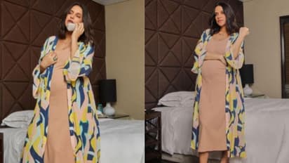 മെറ്റേണിറ്റി ഔട്ട്ഫിറ്റില് തിളങ്ങി നേഹ ധൂപിയ; ചിത്രങ്ങള്