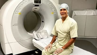 സ്കാനിംഗ് മുറിയില് നിന്നുള്ള ഫോട്ടോ പങ്കുവച്ച് നടന് മിലിന്ദ് സോമന്