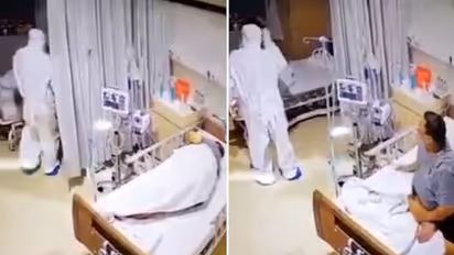 Patient screaming her lungs out after watching her doctor in PPE kit leaves netizens in splits; watch video