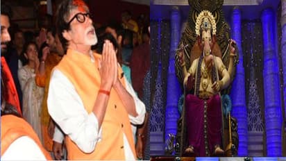 गणेशोत्सव शुरु होने के एक दिन पहले विराजे लालबाग के राजा, अमिताभ बच्चन का शेयर किया वीडियो हुआ वायरल