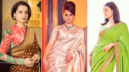 Navratri 2021: Kangana Ranaut's 7 sarees look that can inspire your upcoming festival of Durga Puja