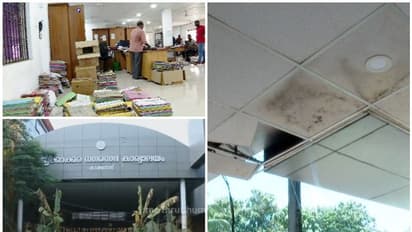 തൃക്കാക്കര നഗരസഭ  കെട്ടിടം നവീകരിച്ചതാണ്, പക്ഷേ മഴ പെയ്താൽ കുട ചൂടേണ്ടി വരും; കോടികൾ പോയത് ഏത് വഴിക്ക് ?