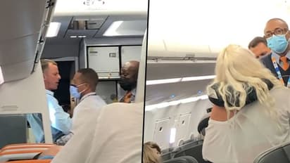 Couple kicked out of flight for denying to wear masks properly; viral video