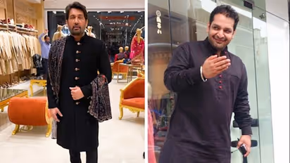 Celebrity fashion designer Vikram Saraf styles actor Shekhar Suman and family this festive season