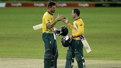 #SLvsSA டி காக் அதிரடி அரைசதம்.. 2வது டி20 போட்டியில் அபார வெற்றி பெற்று தொடரை வென்றது தென்னாப்பிரிக்கா