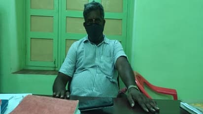 అమరావతిలో దారుణం... ప్రభుత్వ అధికారిపై వైసిపి నేత దాడి (వీడియో)