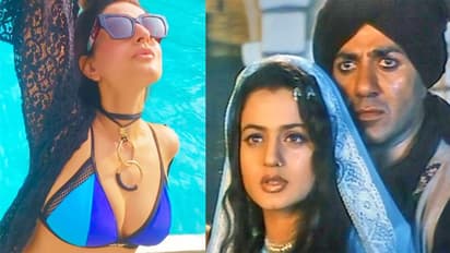 PHOTOS: 45 की उम्र में गदर की सकीना ने पार की बोल्डनेस की सारी हदें, बिकिनी पहन पूल किनारे दिए ऐसे पोज