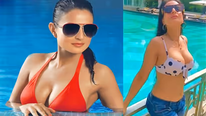 ঠিকরে বেরচ্ছে বক্ষযুগল, লাইমলাইটে থাকতেই কি অন্তর্বাস-বক্ষবিভাজিকার আশ্রয়, আমিশাকে ঘিরে সাওয়াল