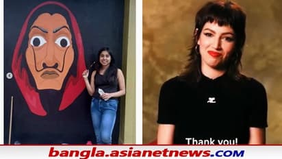 ছবি এঁকে প্রতিরোধ, 'মানি হাইস্ট' খ্যাত অভিনেত্রীর মুখে যাদবপুরের নাম