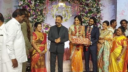 களைகட்டிய அன்புமணி ராமதாஸ் மகள் திருமண வரவேற்பு! நேரில் வாழ்த்திய அரசியல்வாதிகள் மற்றும் திரை பிரபலங்கள்!