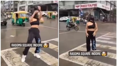 ట్రాఫిక్ సిగ్నల్ దగ్గర మోడల్ డ్యాన్సింగ్.. వీడియో వైరల్.. చివరికి ఏమైందంటే?