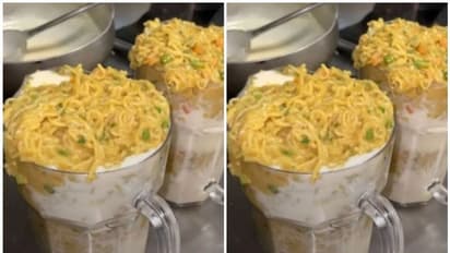 ഇതാണ് മാ​ഗി മിൽക്ക് ഷേക്ക്, വിമര്‍ശനവുമായി സൈബര്‍ ലോകം