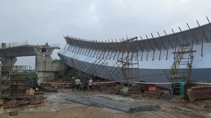 മുംബൈയിൽ നിർമ്മാണത്തിലിരുന്ന മേൽപ്പാലം തകർന്നുവീണു, 14 പേർക്ക് പരിക്ക്