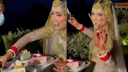 പ്രിയപ്പെട്ട ചോക്ലേറ്റ് പേസ്ട്രീ ഇല്ലാതെയെന്ത് വിവാഹം; വൈറലായി വധുവിന്റെ നൃത്ത വീഡിയോ