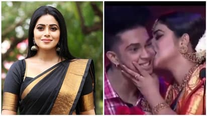 ஒரு நடுவர் செய்கிற வேலையா இது? டான்ஸ் ஆடியவருக்கு முத்தம் கொடுத்து கன்னத்தை கடித்த பூர்ணா! வீடியோ...