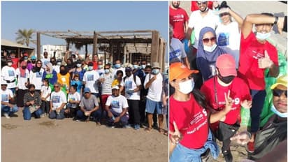 ലോക ശുചീകരണ ദിനം: ഒമാനില്‍ ബീച്ച് വൃത്തിയാക്കി സന്നദ്ധസേവാ പ്രവര്‍ത്തകര്‍